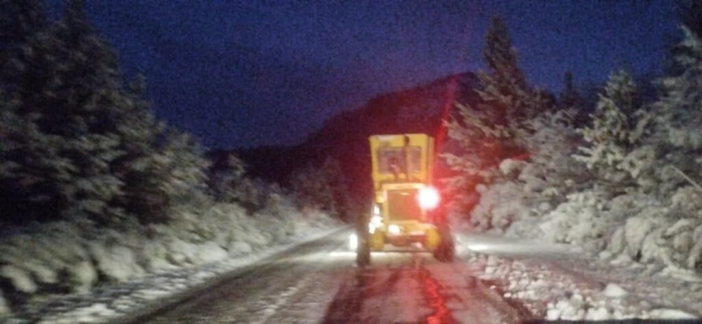 Nieve en la Ruta 40: piden precaución al circular entre Bariloche y El ...