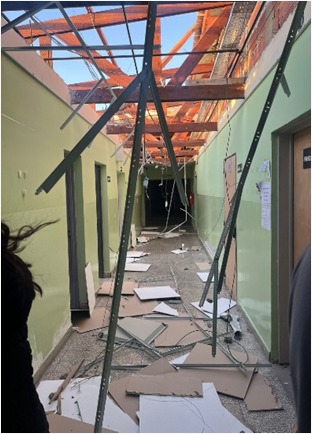 Amplio despliegue de Provincia para asistir a pobladores afectados por el temporal y controlar incendio en la zona de Epuyén