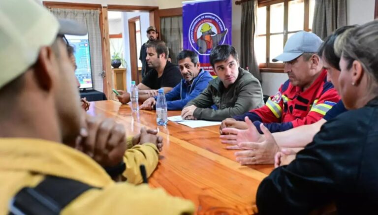 Torres recorrió la zona afectada por el incendio del Parque “Los Alerces” y destacó el trabajo conjunto con otras provincias