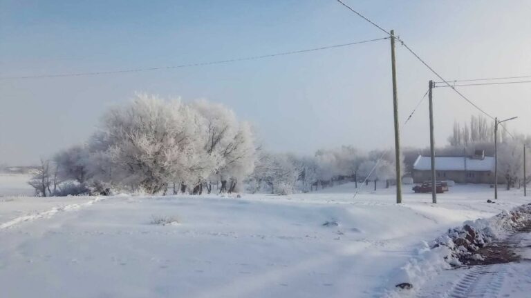 Este jueves se vive la jornada climática más severa en Chubut